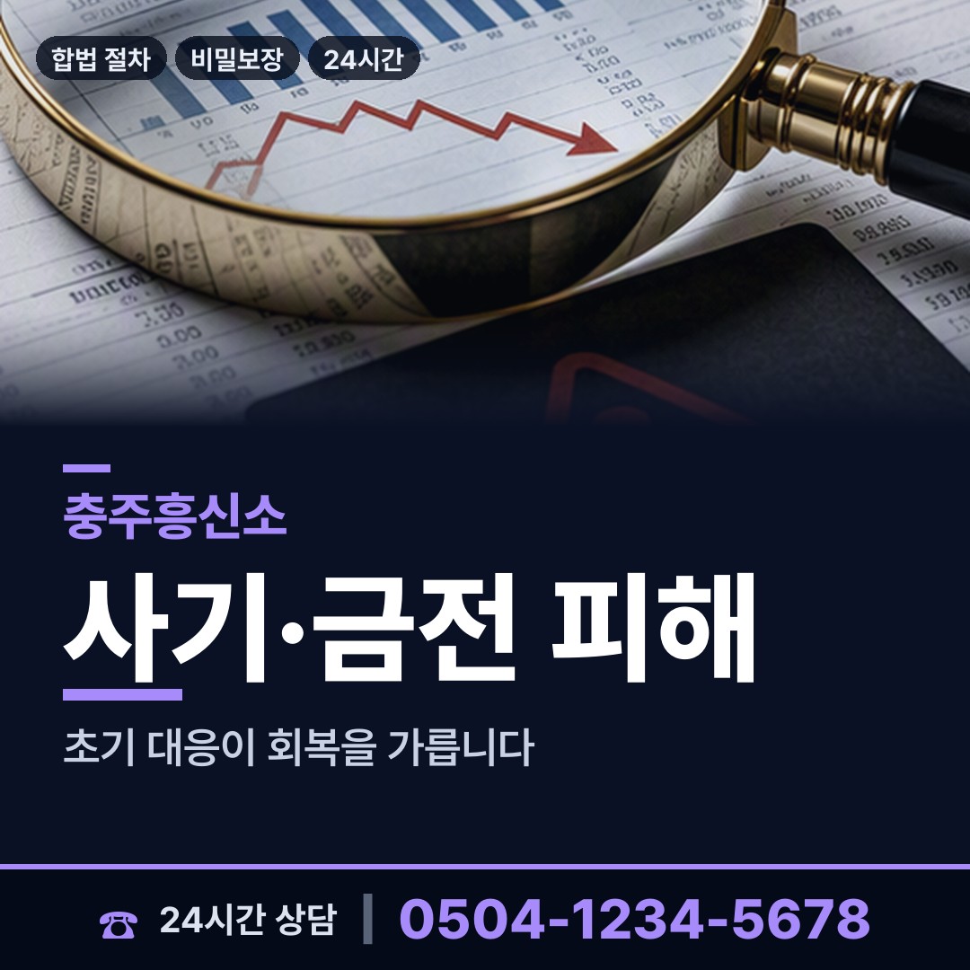 충주 교현.안림동 흥신소탐정 상담 안내